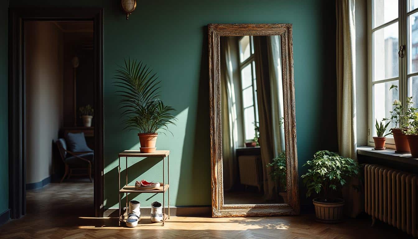 Illuminer une entrée sombre grâce à l’illusion des miroirs