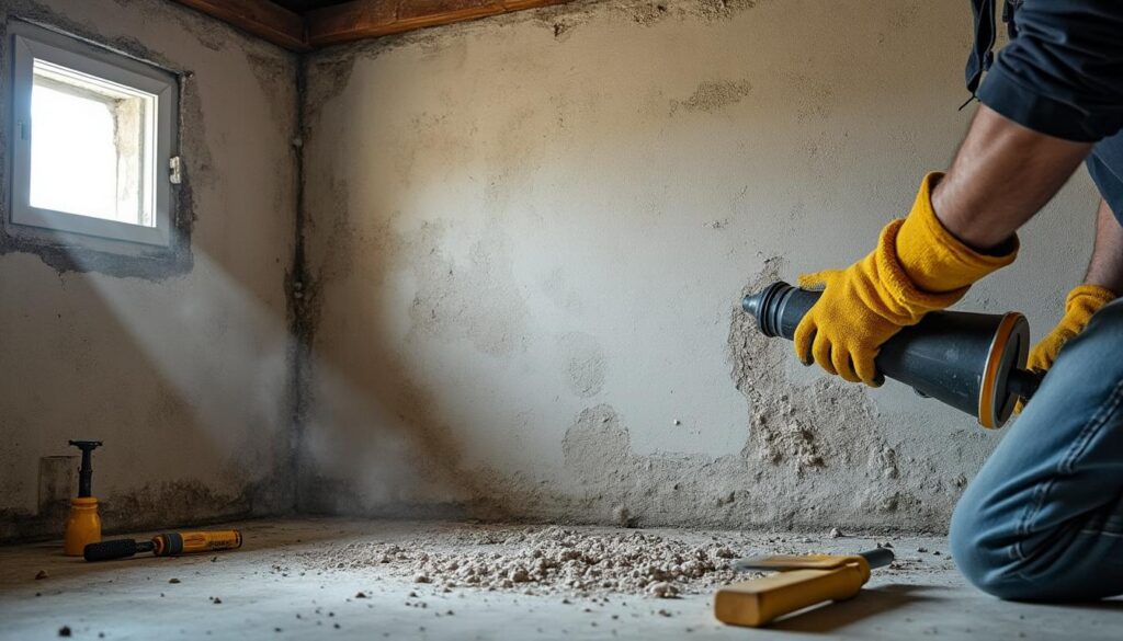 Reprise du mur contre l’humidité dans une pièce en sous-sol : quelles solutions ?