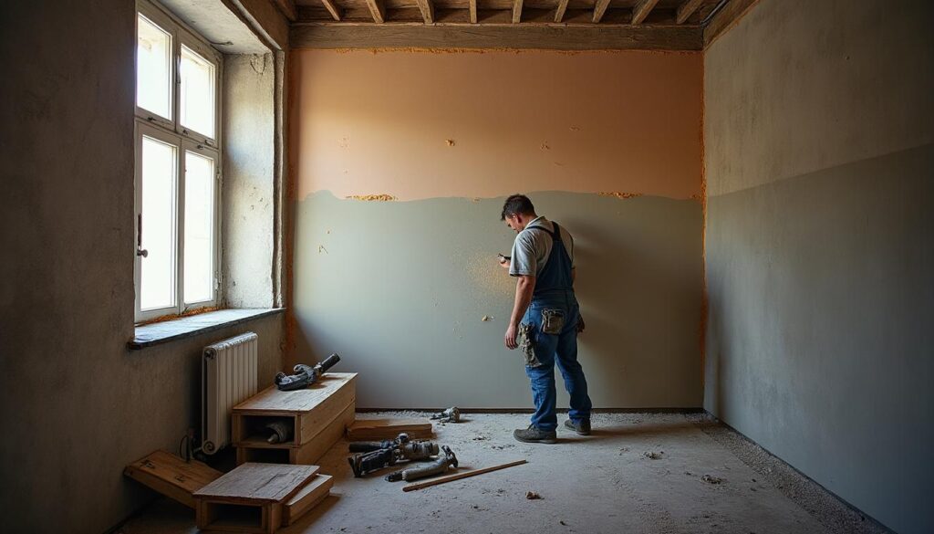 La reprise d’un mur pour améliorer l’isolation d’une maison existante