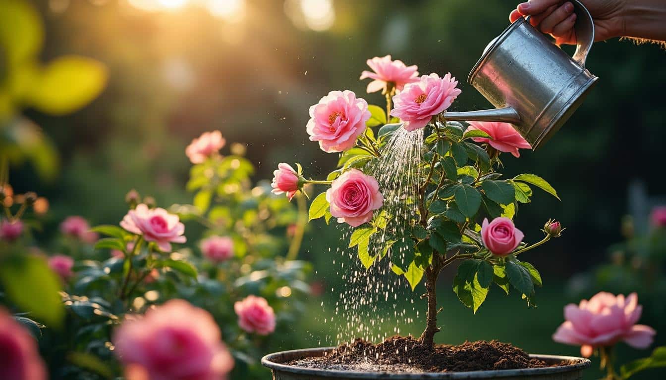 À quelle fréquence faut-il arroser un rosier pour un jardin maison réussi ?