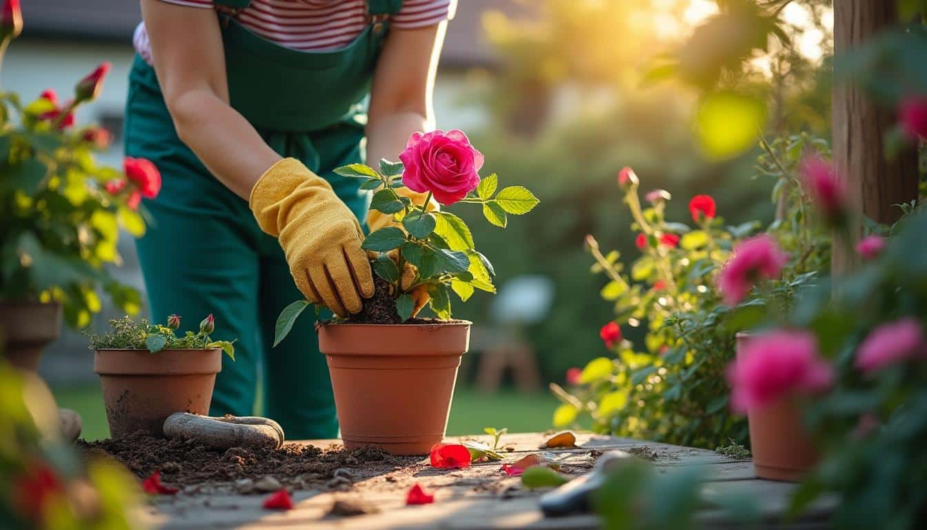 Comment bien entretenir et tailler son rosier au printemps dans la maison