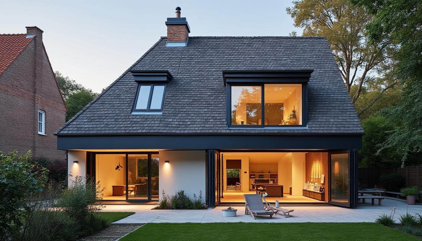 Illustration: Comprendre ce qu’est une extension avec toiture à une pente