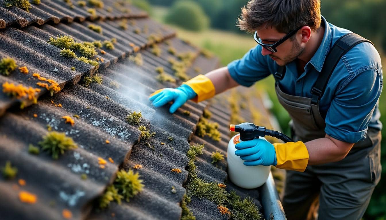 Illustration: Comprendre le fonctionnement d’un produit anti-mousse pour toiture professionnel