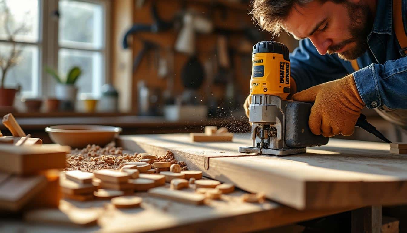 Illustration: Comment fonctionne une scie Dewalt à onglet pour des découpes parfaitement maîtrisées ?