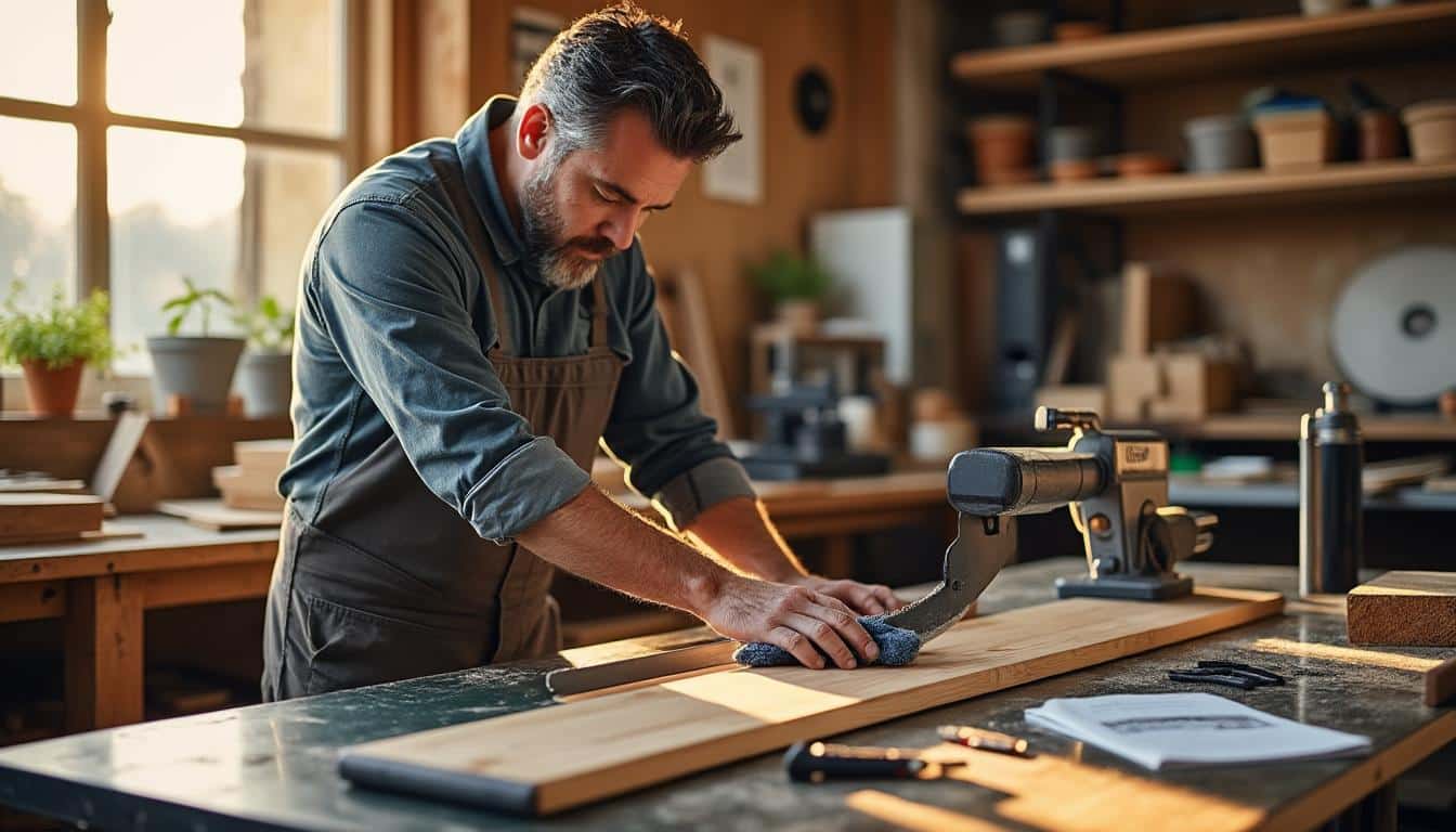 Illustration: Comment entretenir et personnaliser votre scie Rabaud Xyloscie 700 pour prolonger sa durée de vie ?