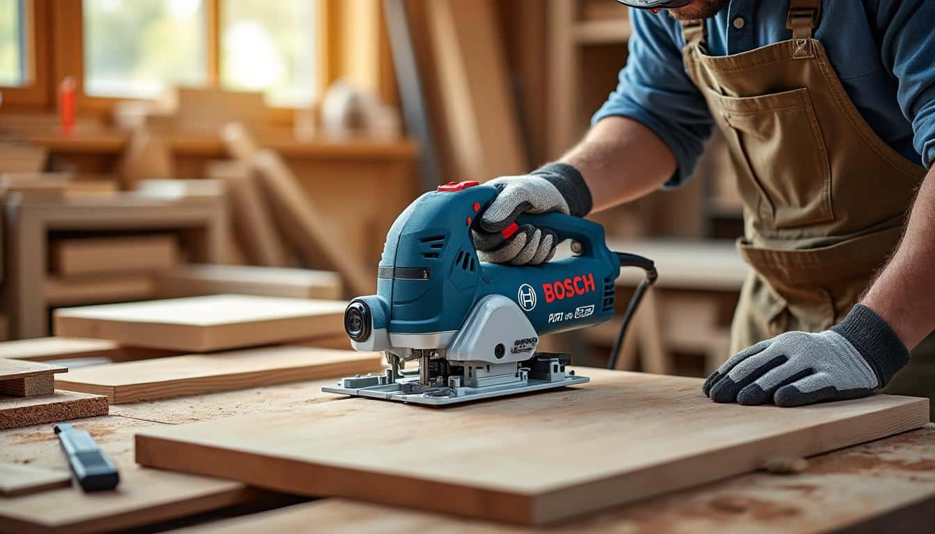 Illustration: Comment utiliser efficacement la scie sauteuse Bosch PST 900 au quotidien