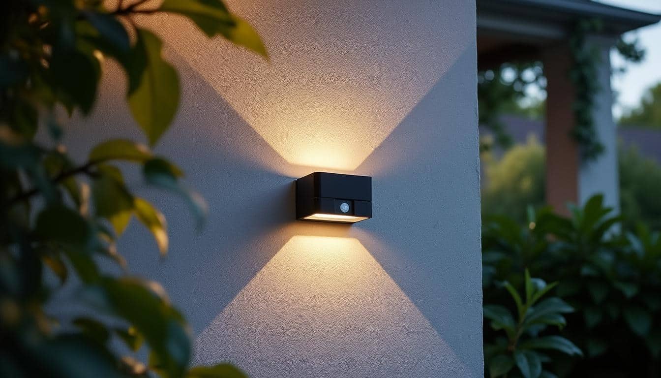 Illustration: Comprendre le fonctionnement d’une applique murale équipée d’un détecteur