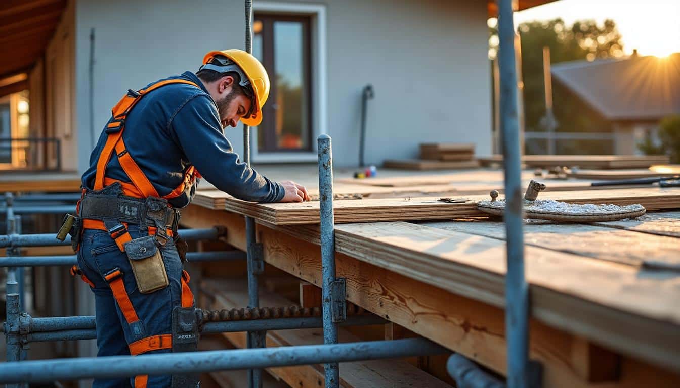 Illustration: Comprendre le rôle et les fonctions d’un échafaudage pour travaux en toiture