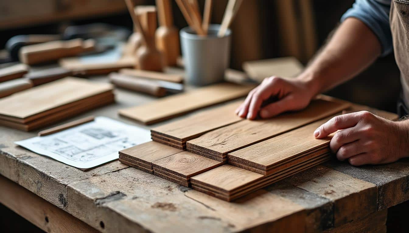 Illustration: Comprendre les différents types de parquet et leur influence sur la découpe