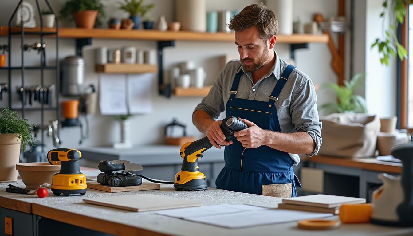 Illustration: Pourquoi opter pour la location d’outils adaptés à la découpe de carrelage lors de vos travaux ?