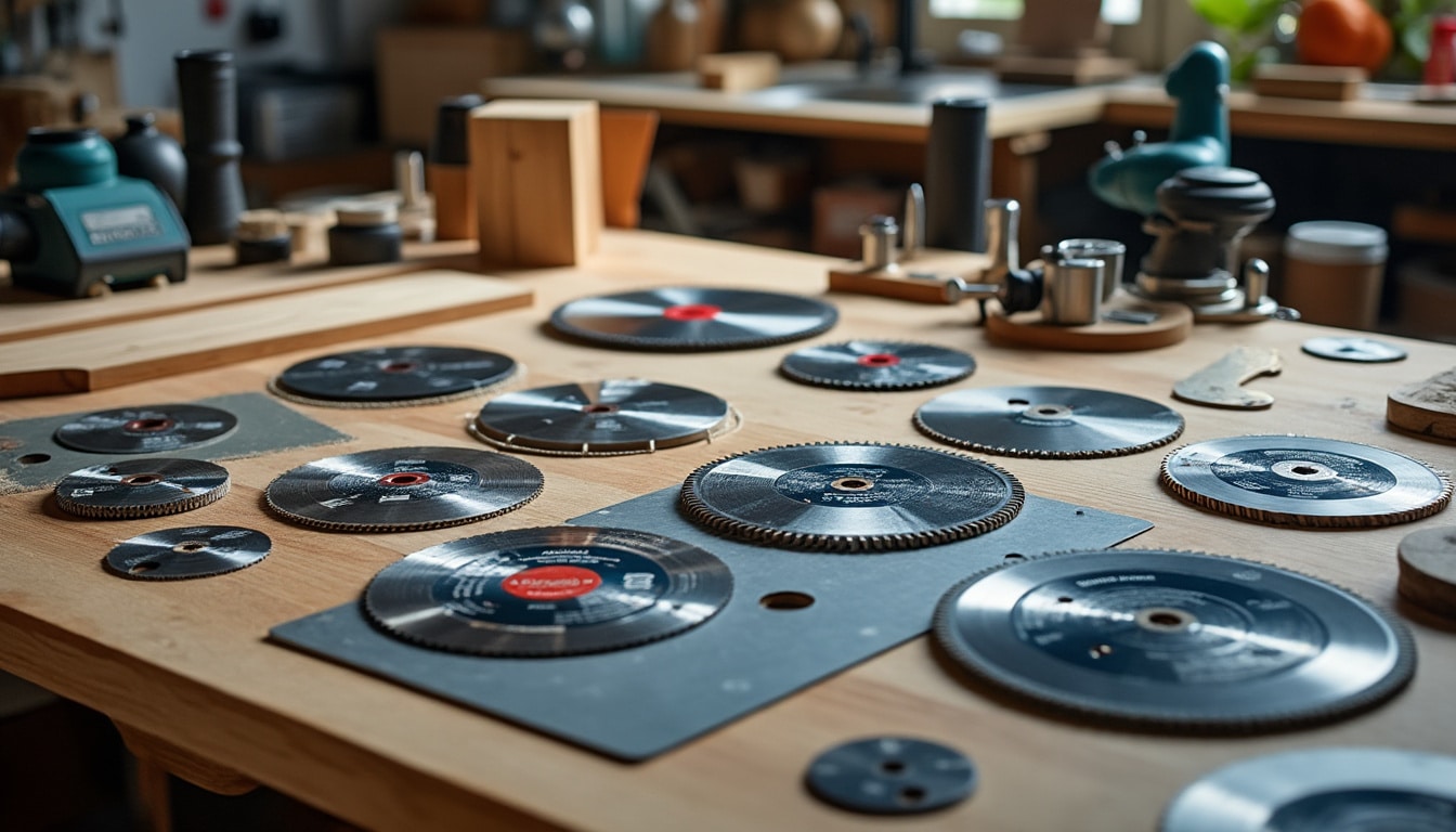Illustration: Explorer les différentes options de lames pour scie circulaire Bosch selon vos besoins