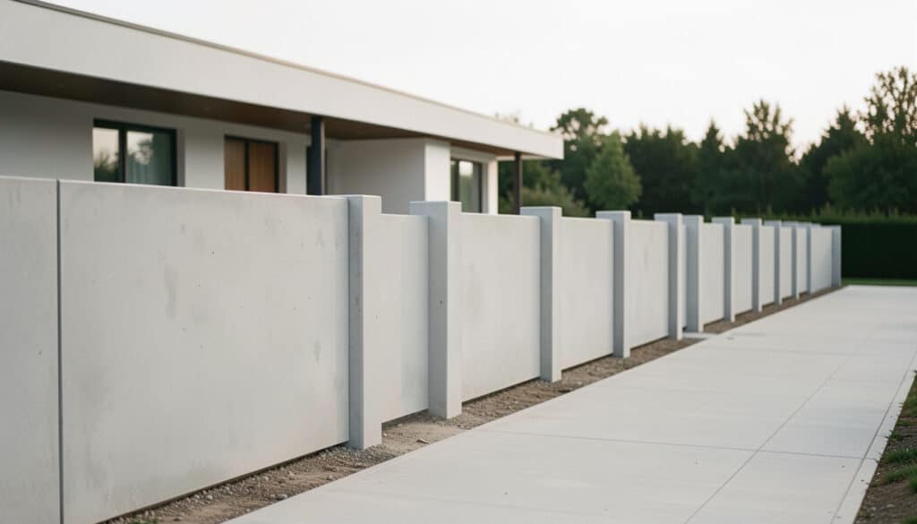 Clôture en béton direct usine : prix, qualité et choix