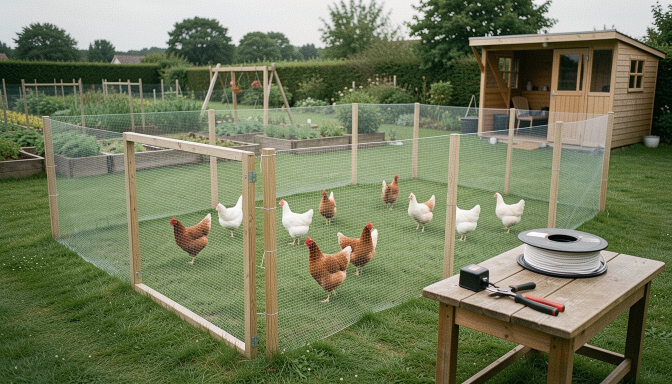 Kit de clôture à poules de 25 m : bien le choisir