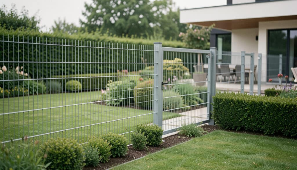 Clôture en grillage pour jardin : bien la choisir