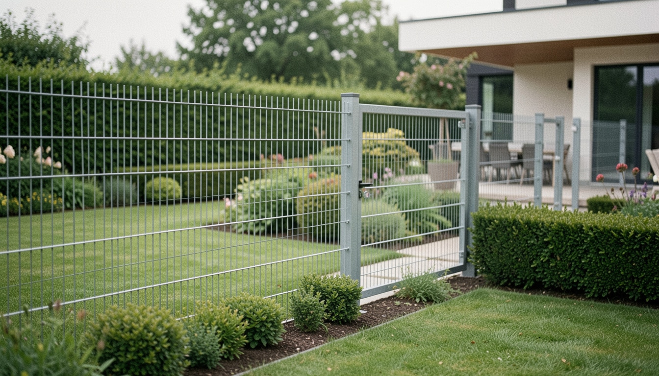 Clôture en grillage pour jardin : bien la choisir