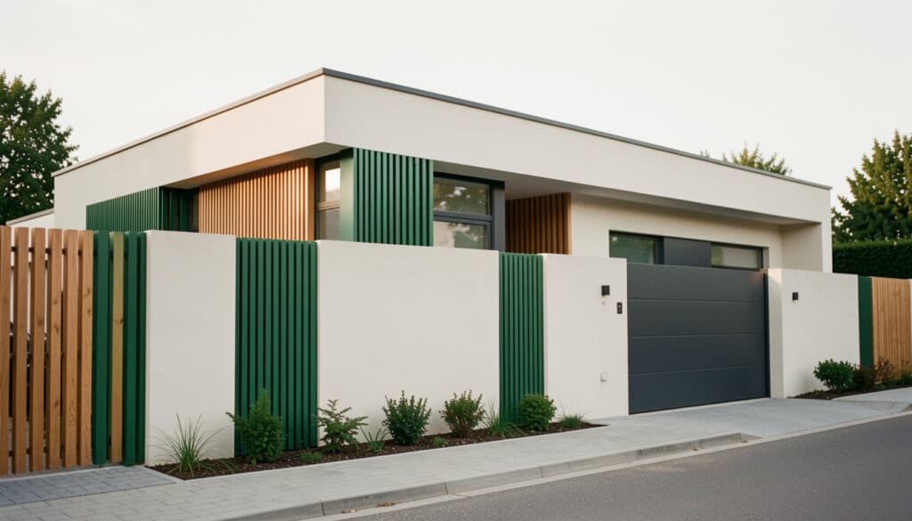 Mur de clôture moderne : idées pour une façade design