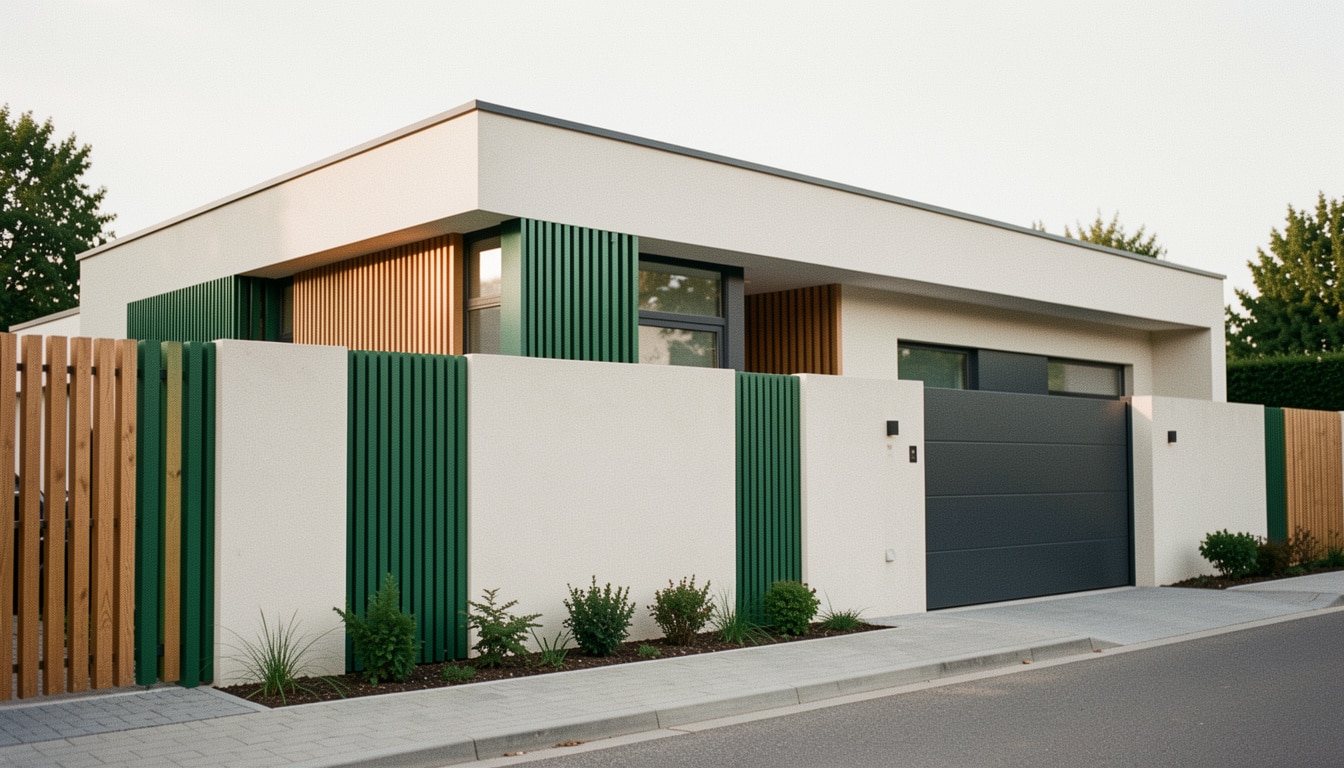 Mur de clôture moderne : idées pour une façade design